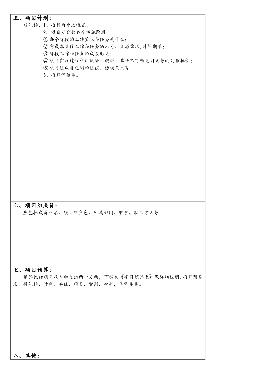 软件项目立项报告(模版)_第3页