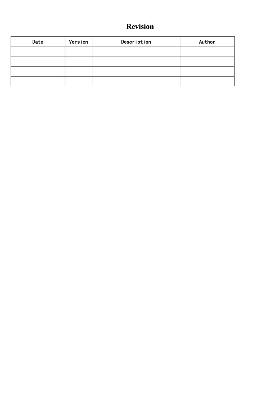 软件项目管理计划文档模板_第2页