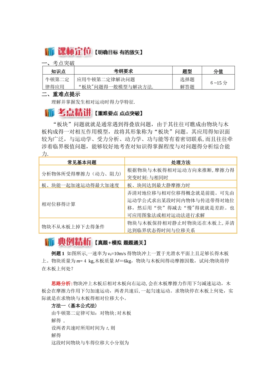 轻松解决“板块”问题_第1页