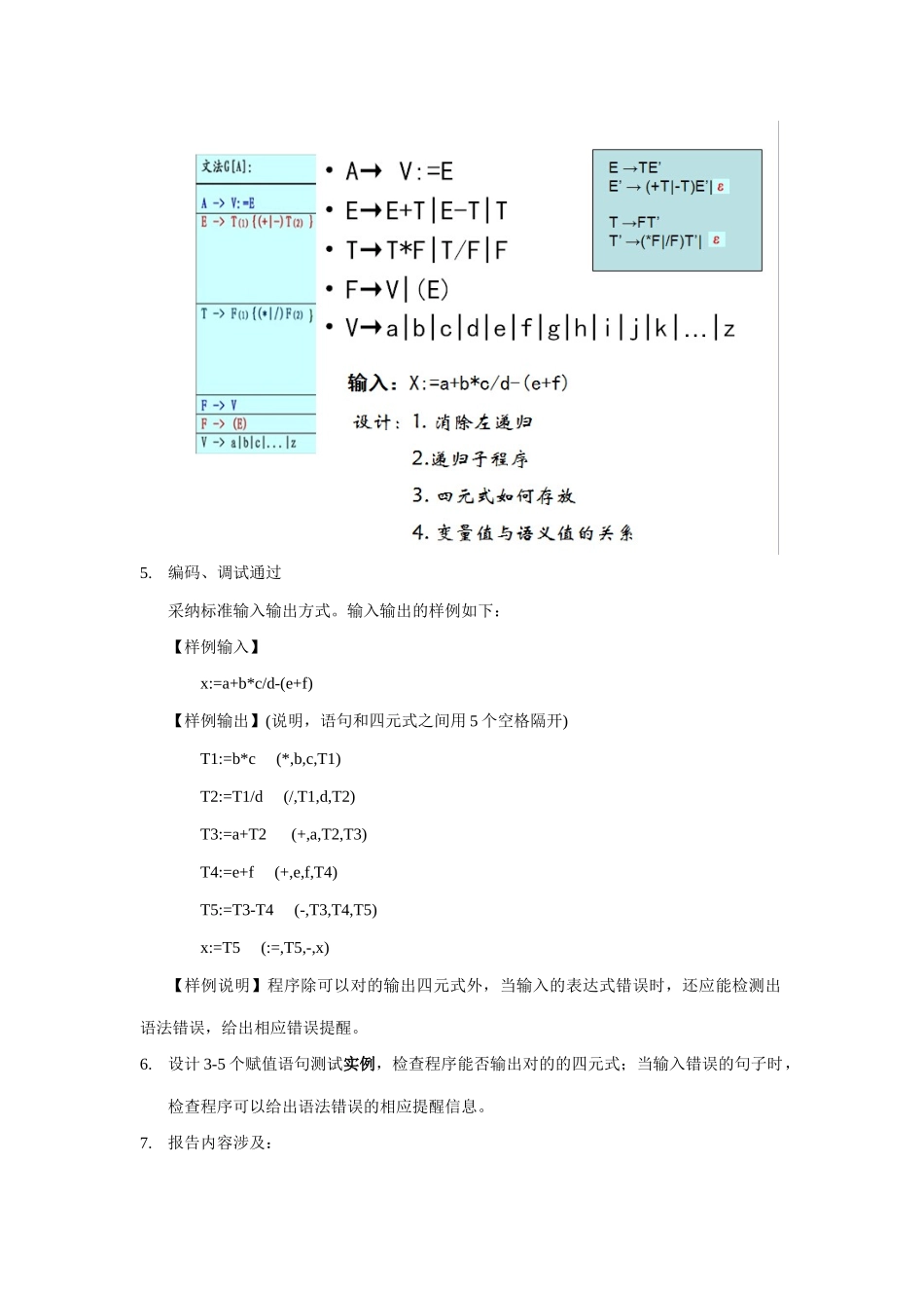 递归下降语法分析程序设计_第3页
