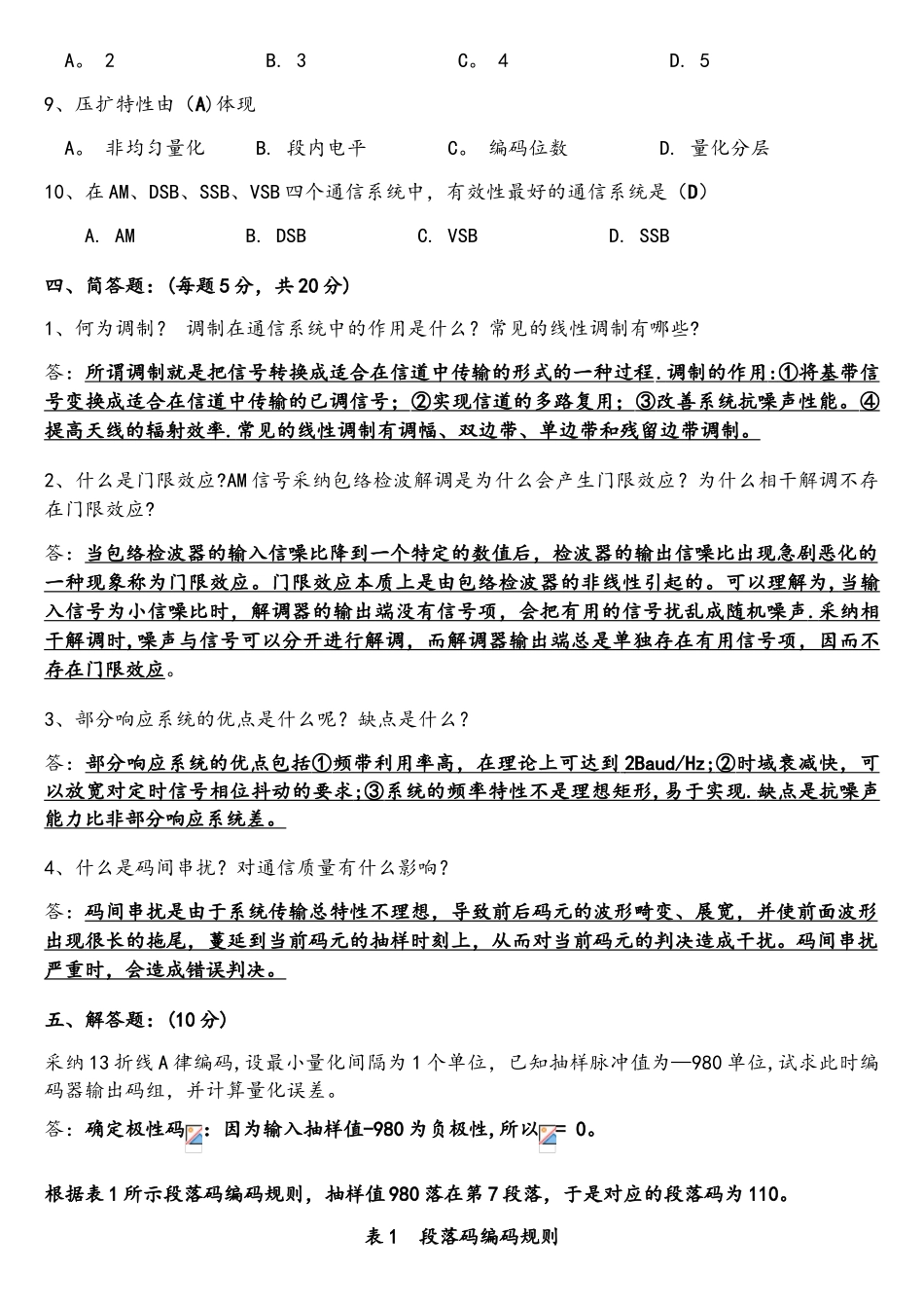 通信原理复习题7_第3页