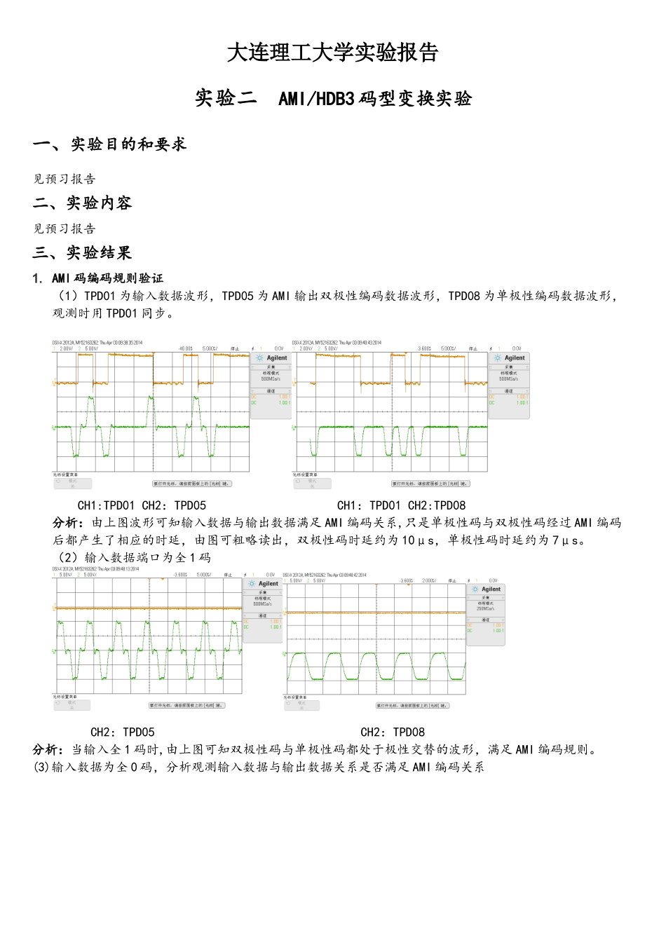 通信原理实验报告1_第1页