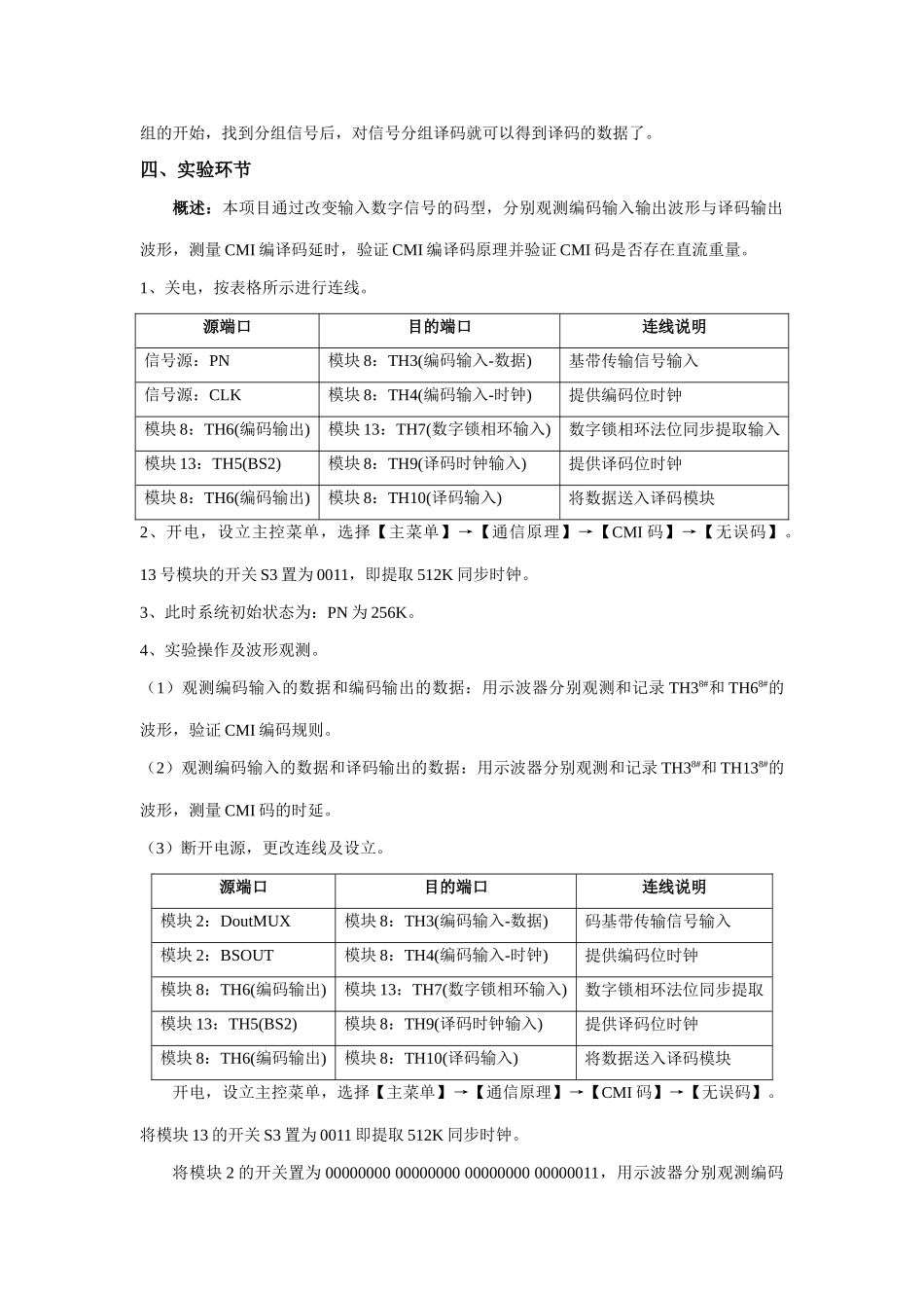 通信原理实验指导书_第2页