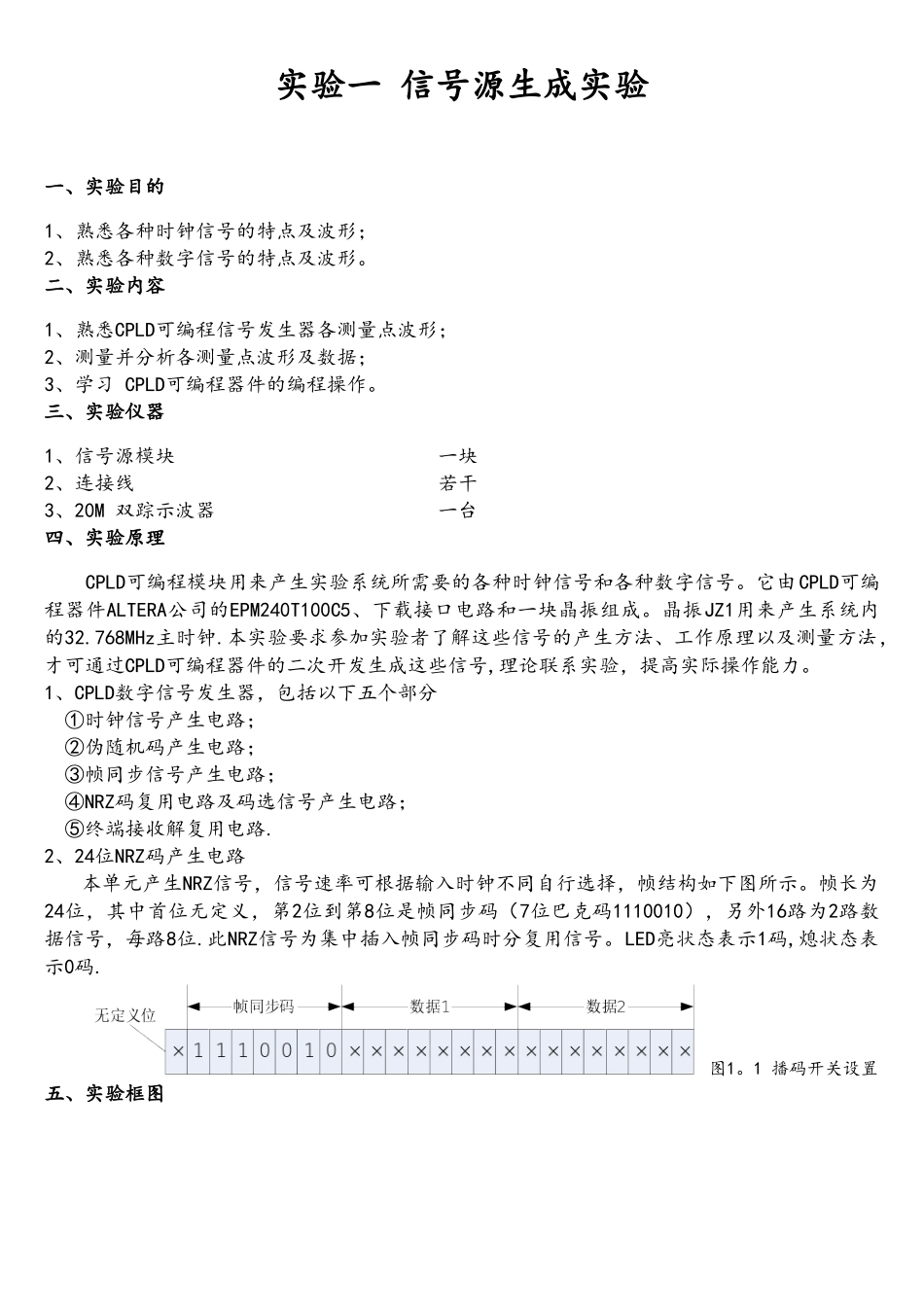 通信原理课程实验指导书_第2页