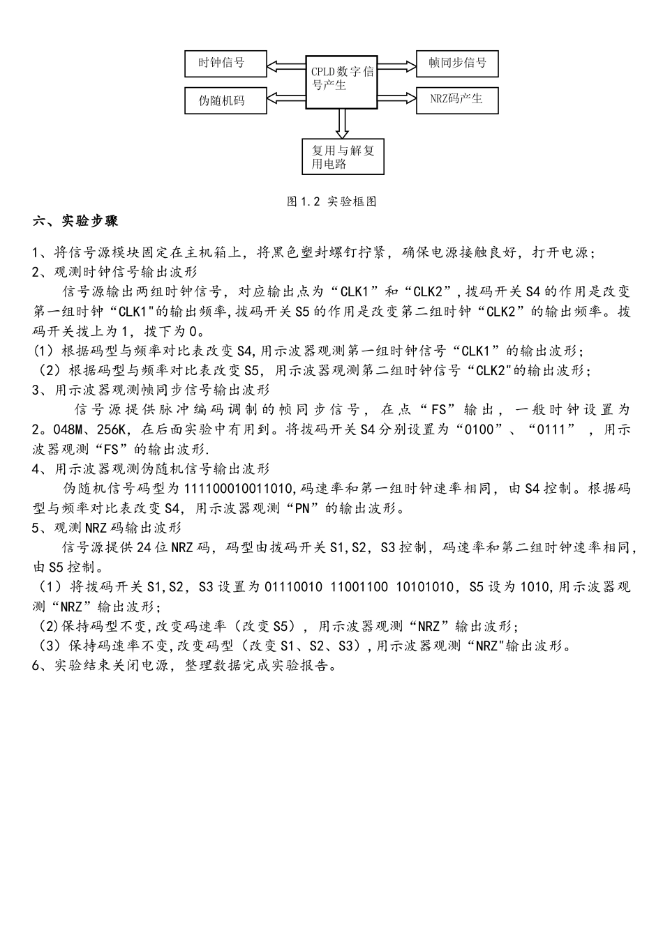 通信原理课程实验指导书_第3页