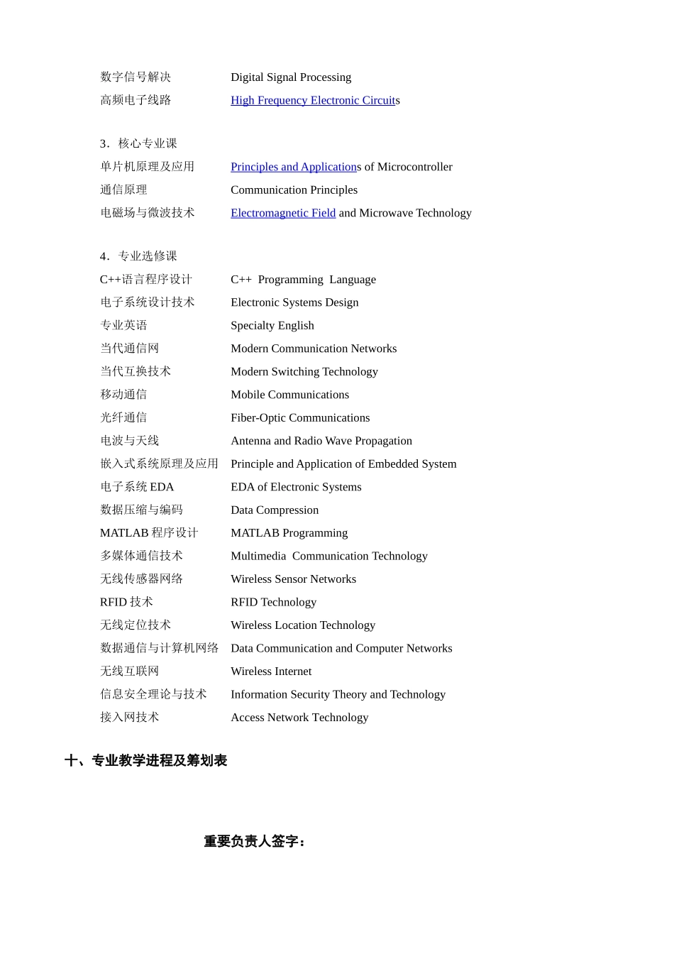通信工程专业人才培养方案最终方案样本_第3页