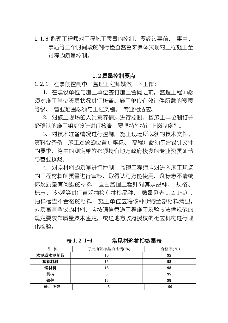 通信管道和电缆通道工程施工监理暂行规定模板_第3页