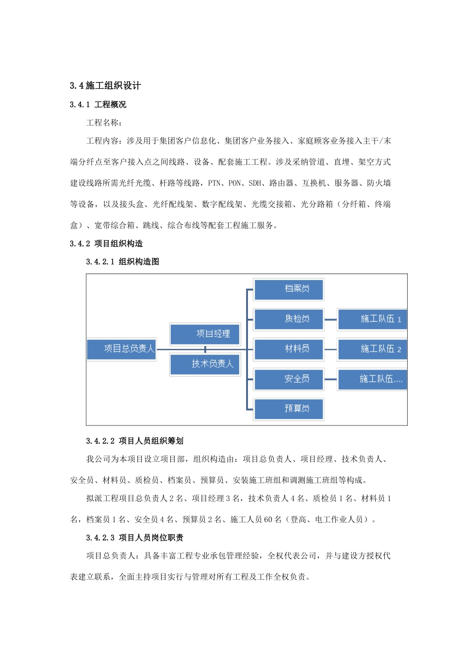通信线路施工组织方案样本_第2页