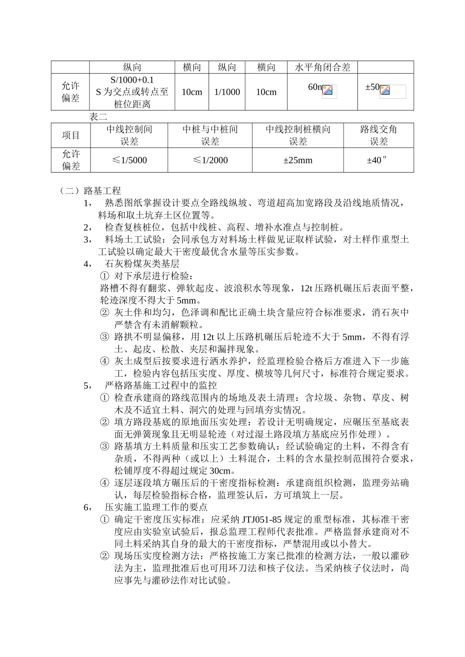 道路工程监理实施细则q_第2页