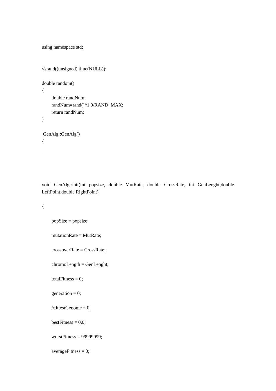 遗传算法的C++代码实现教程_第2页