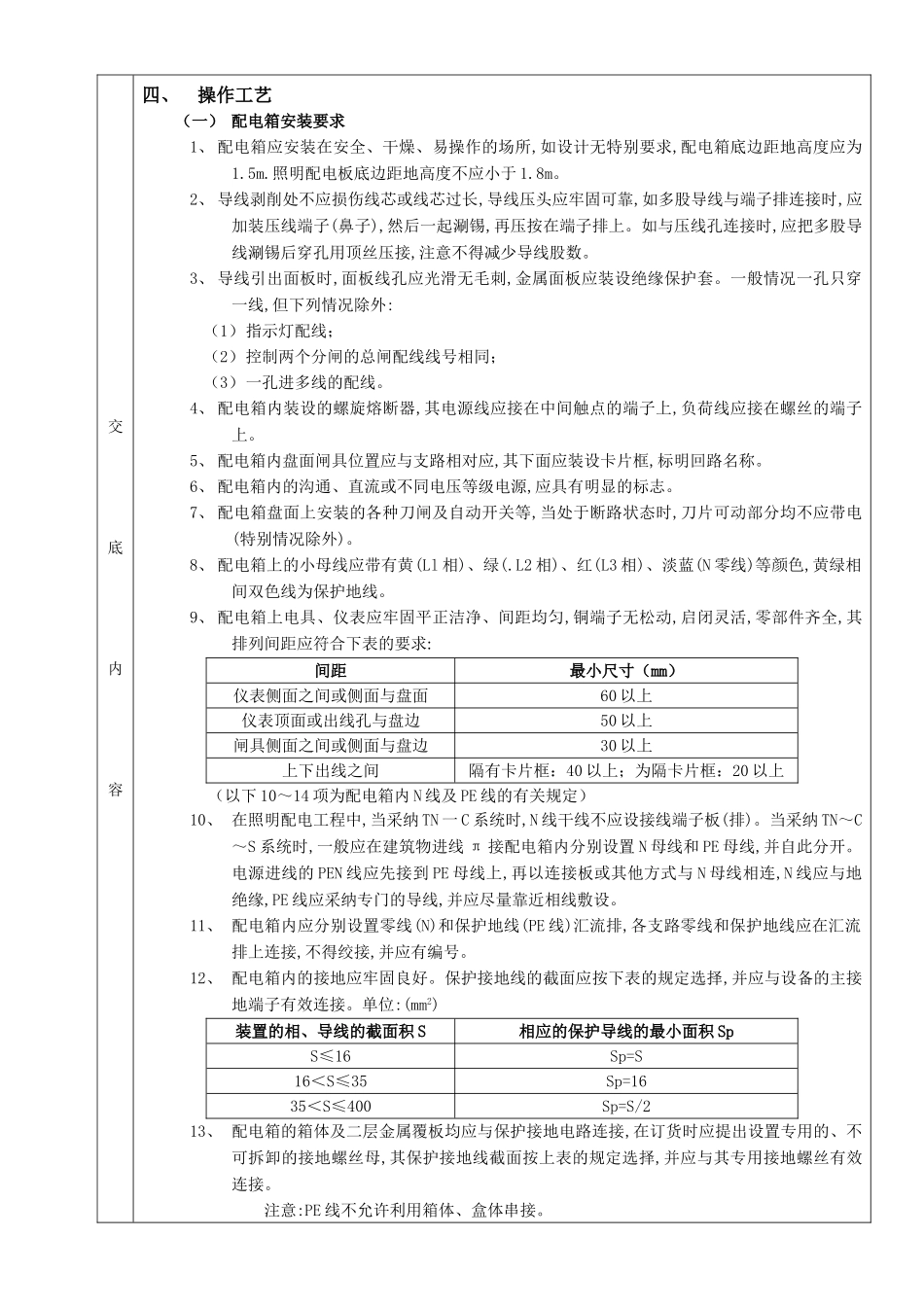 配电箱安装工程_第3页