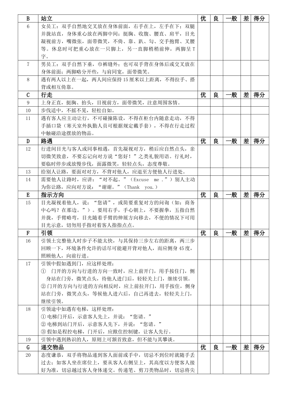 酒店金钥匙服务标准手册_第3页