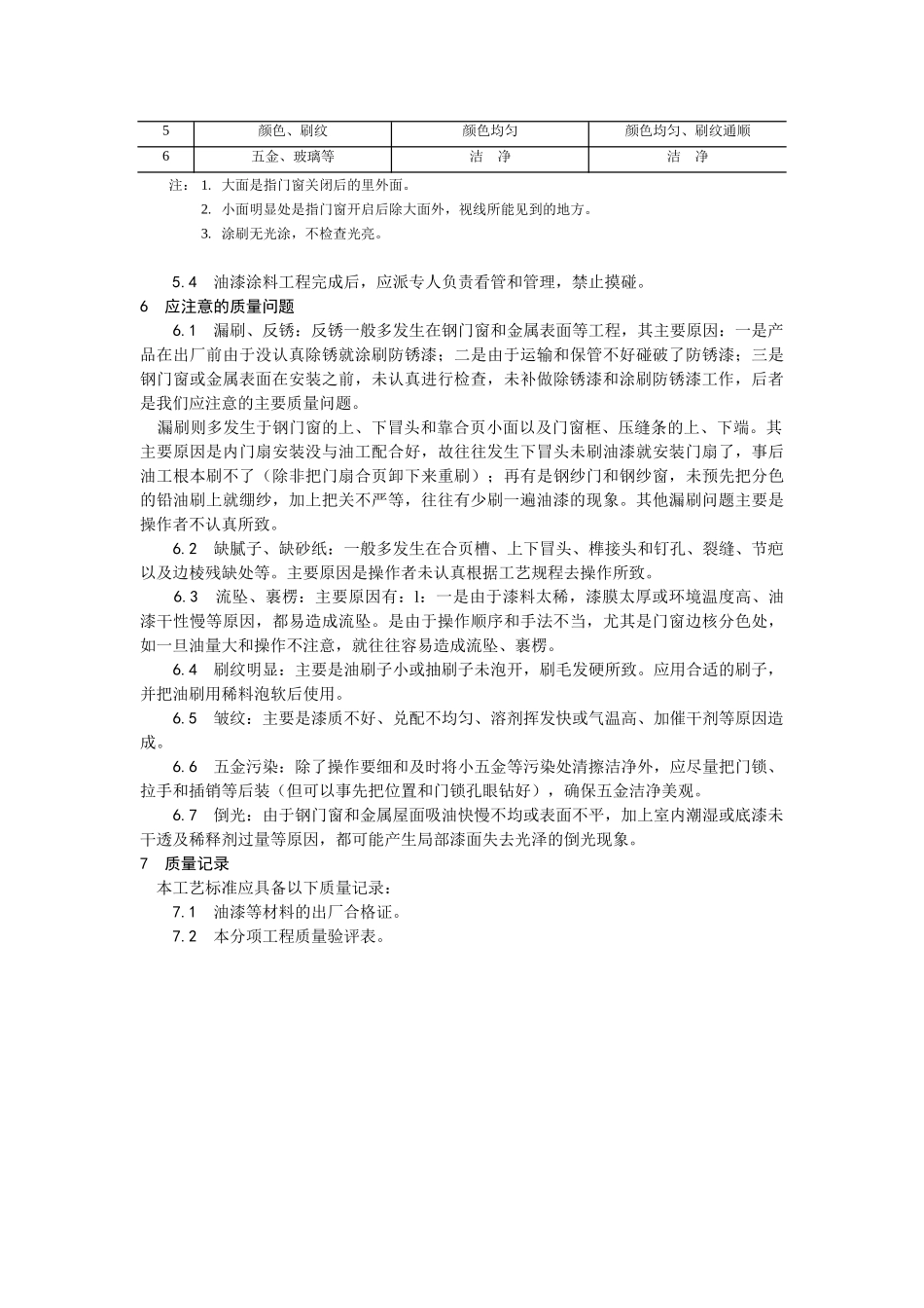 金属表面施涂混色油漆涂料施工工艺_第3页