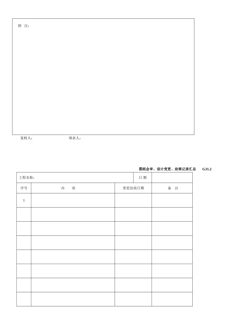 钢结构竣工验收资料表格_第2页