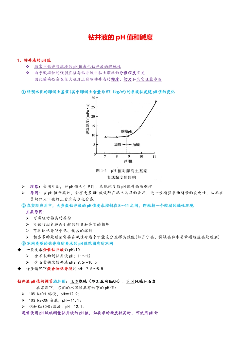 钻井液的pH值和碱度_第1页