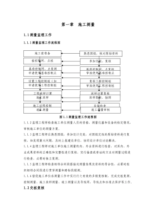 铁路施工测量监理实施细则