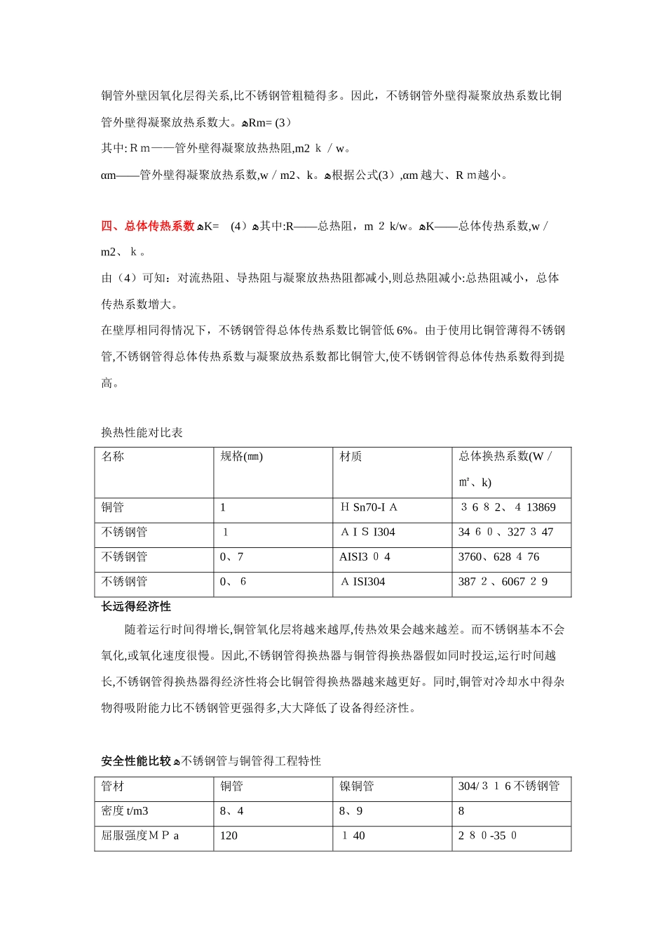 铜管和不锈钢管换热效果对比分析_第2页