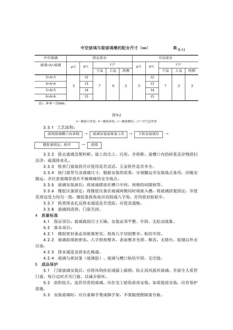 铝合金框扇及塑料框扇玻璃安装工艺_第3页
