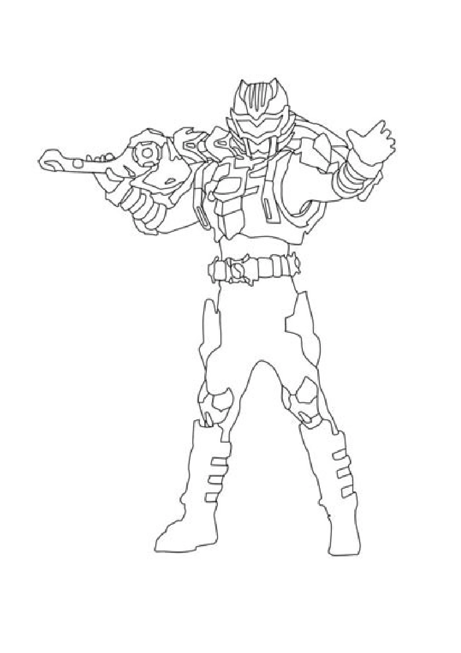 铠甲勇士简笔画_第1页