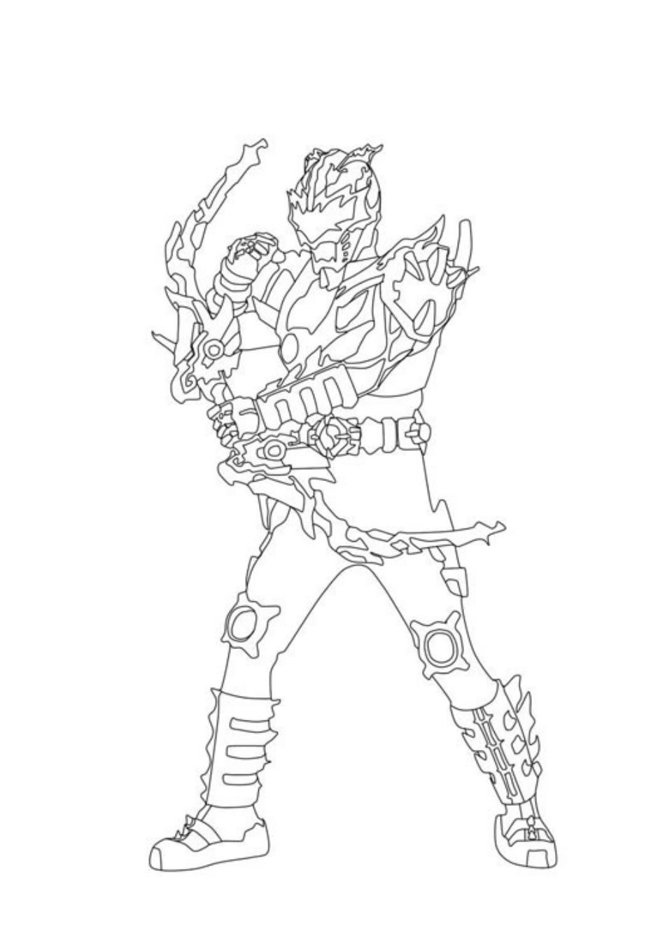 铠甲勇士简笔画_第2页