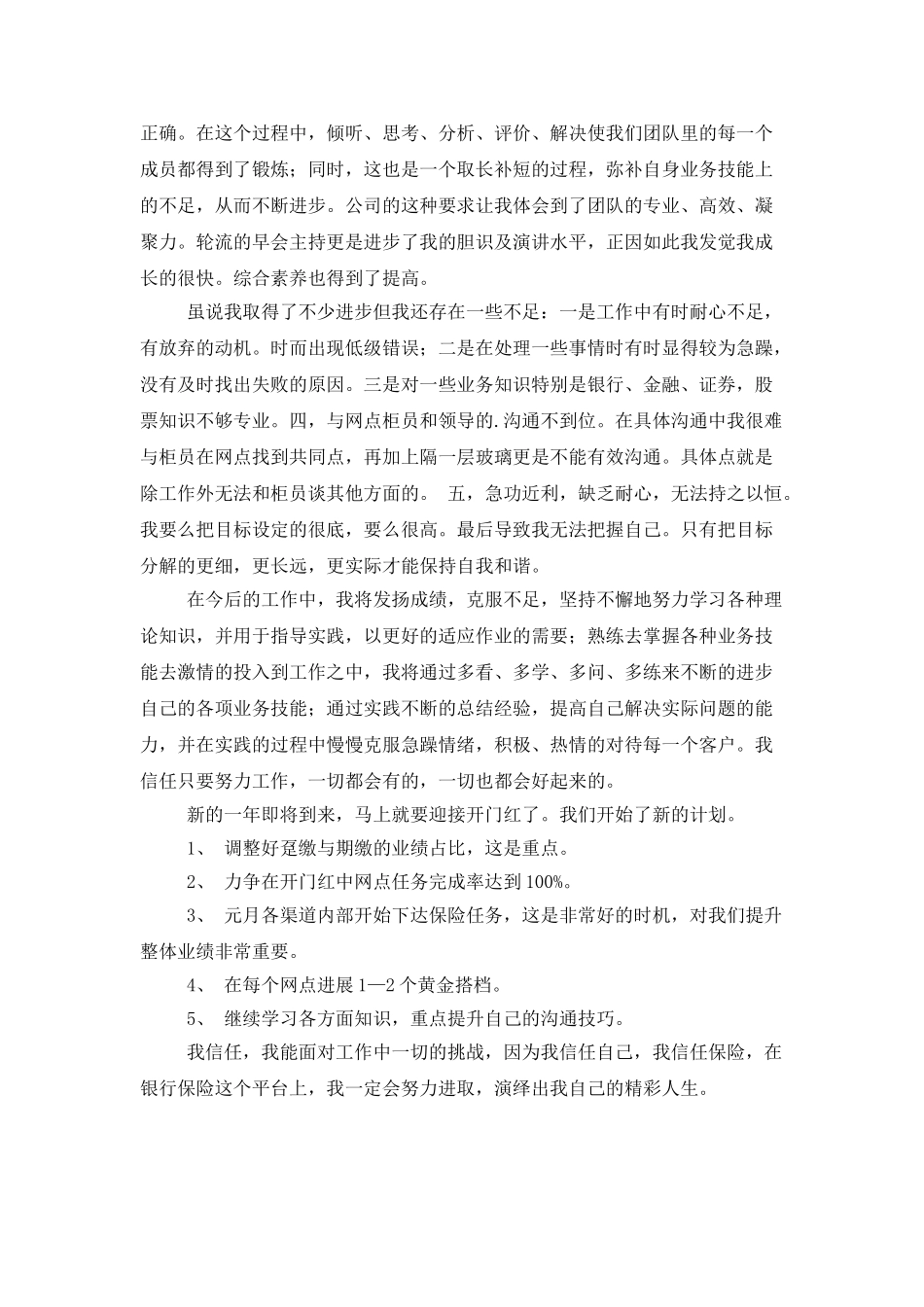 银行员工年底工作总结_第2页