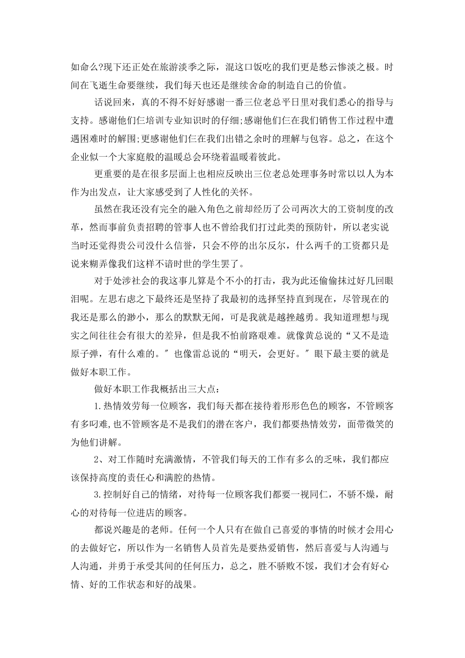 销售代表年终工作总结模板_第2页