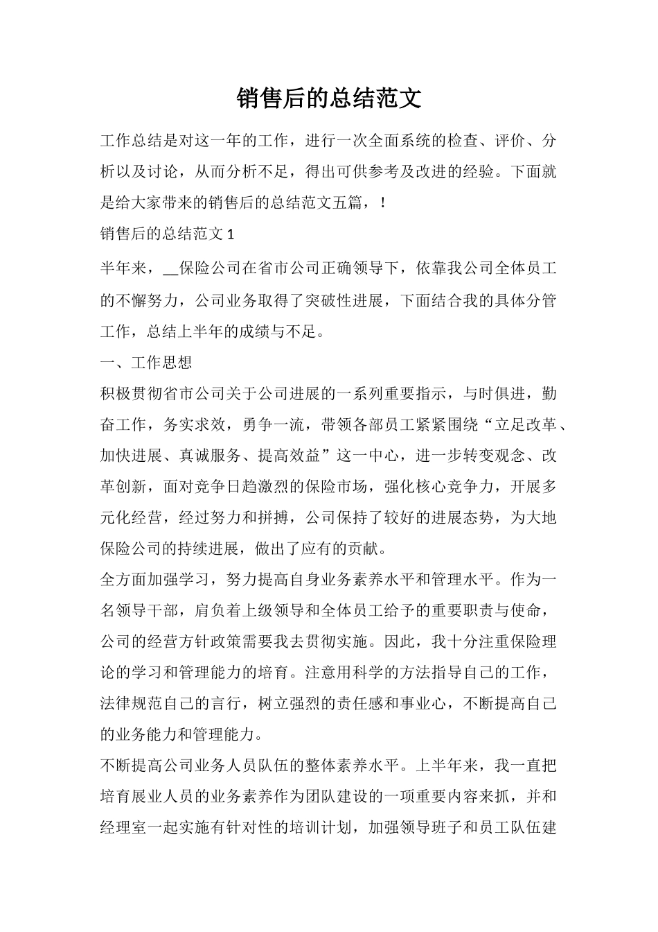 销售后的总结范文_第1页