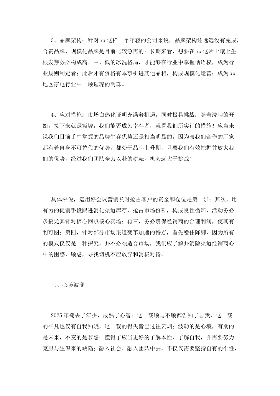 销售员工作总结(十八)_第3页