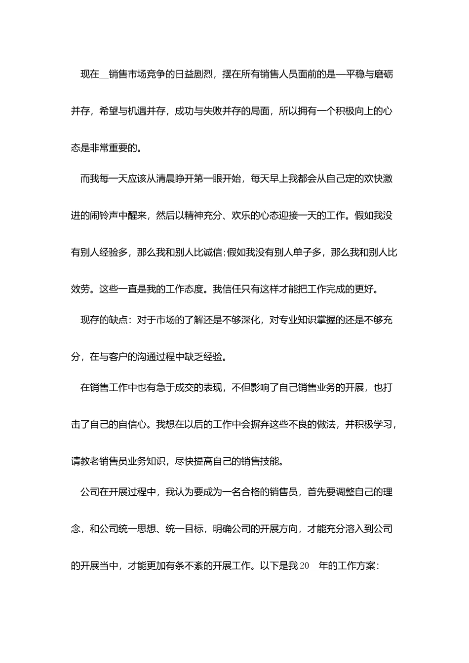 销售员转正工作总结范例2000字_第2页