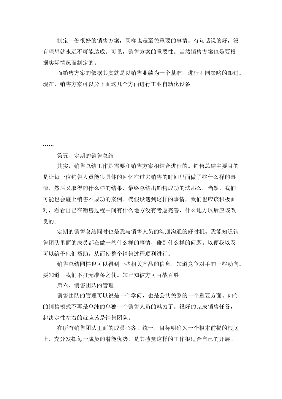 销售总监下半年工作计划书开头_第3页