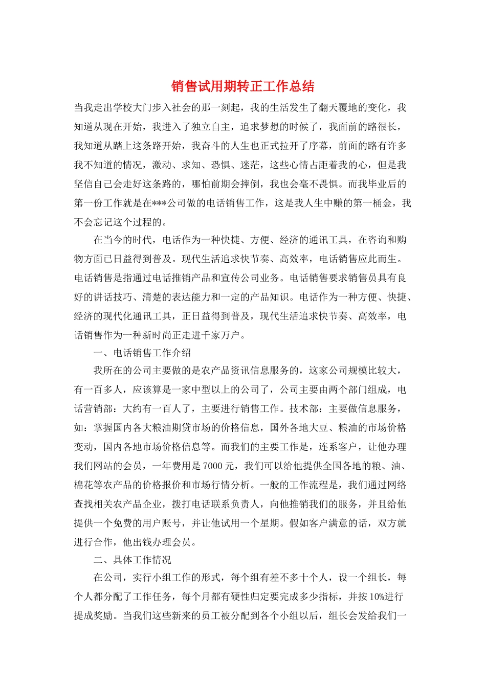 销售试用期转正工作总结_第1页