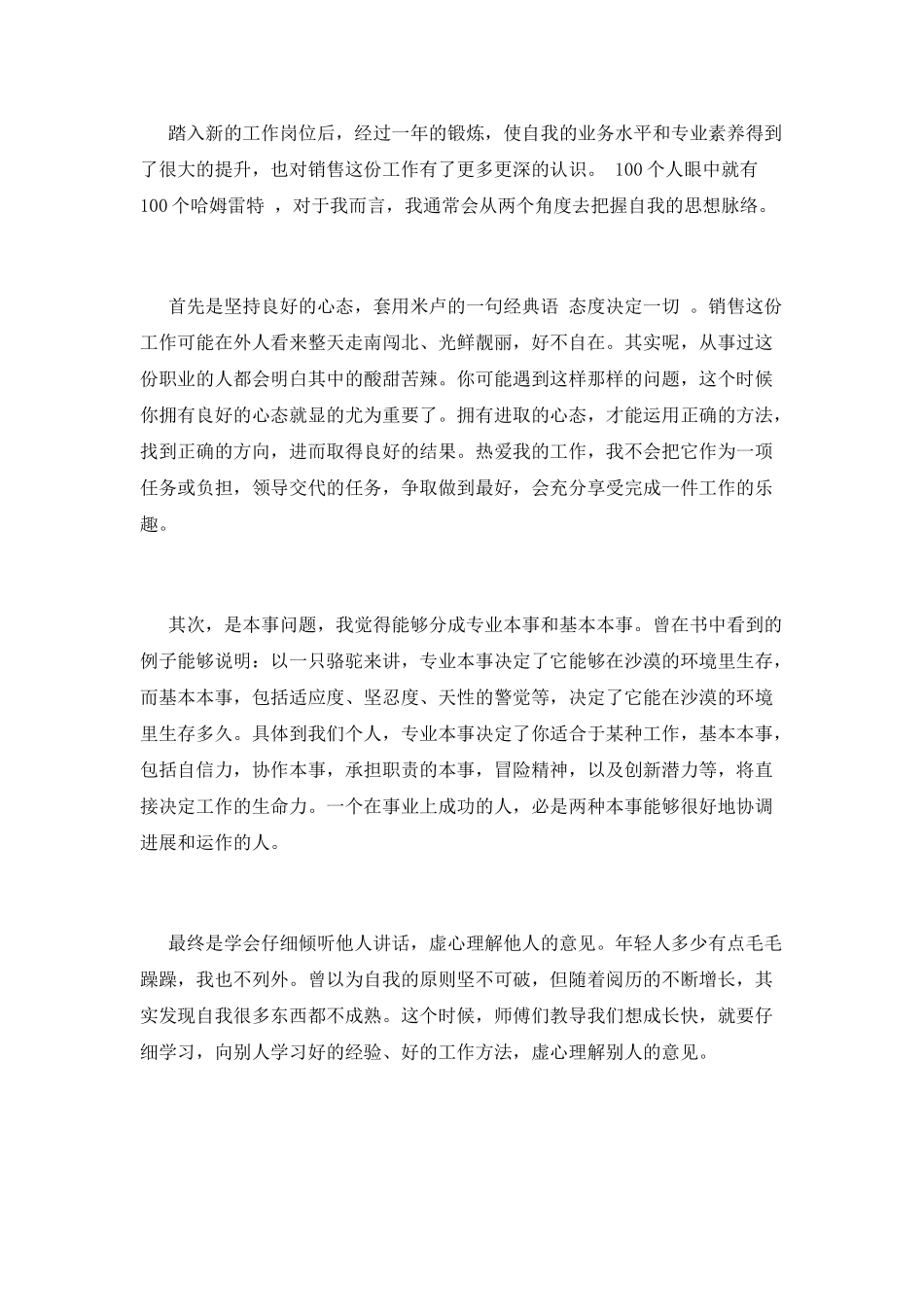 销售部年度工作总结(二十)_第3页