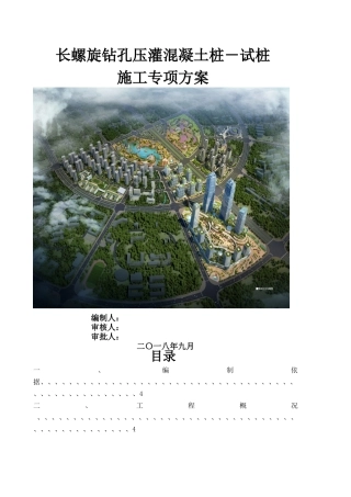 长螺旋施工方案