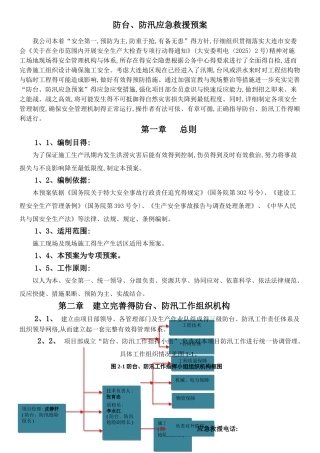 防台防汛应急预案