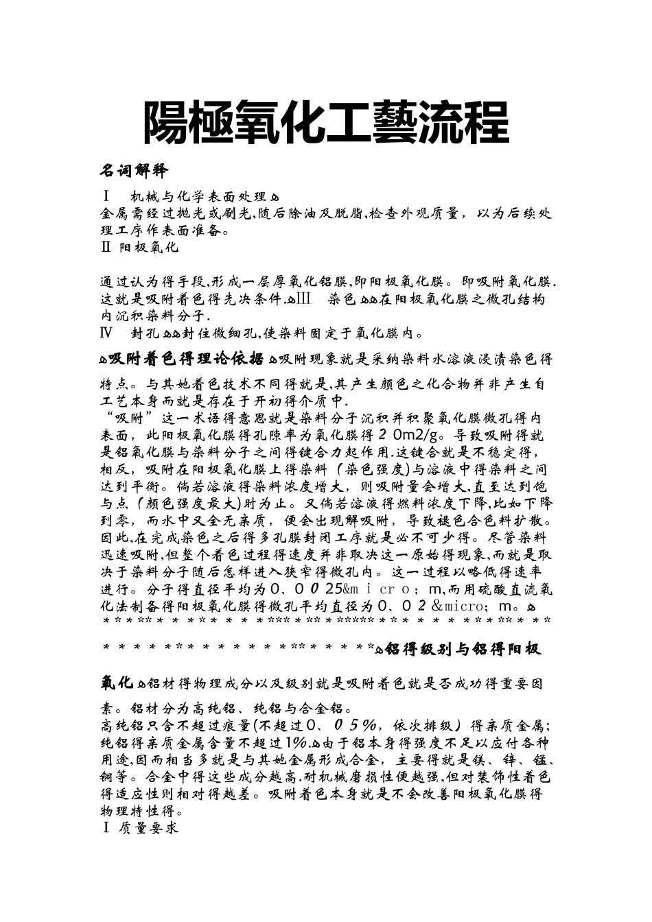 阳极氧化完整工艺流程_第1页