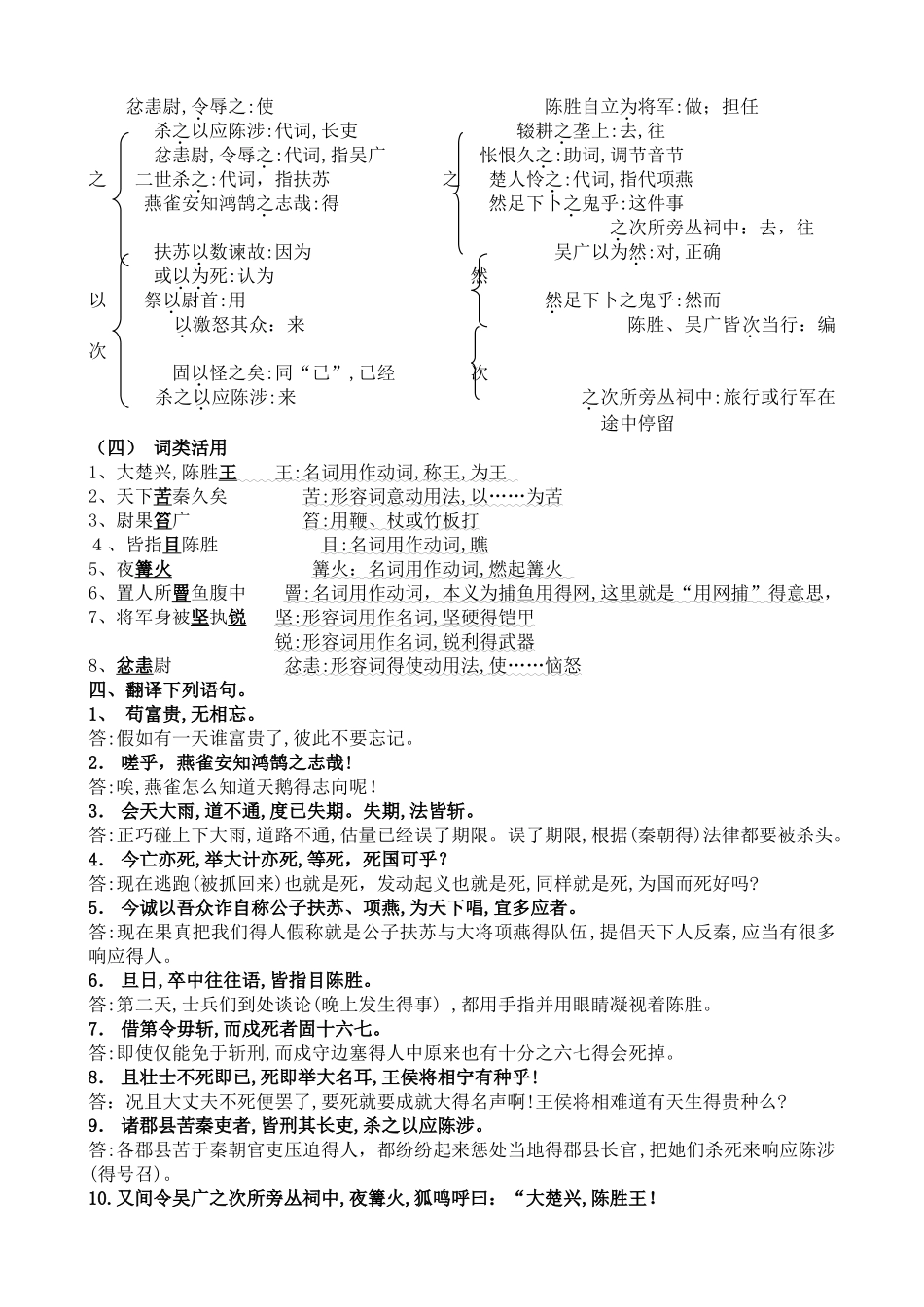 陈涉世家复习要点_第2页