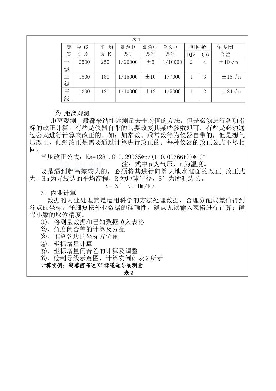 隧道施工控制测量总结_第2页