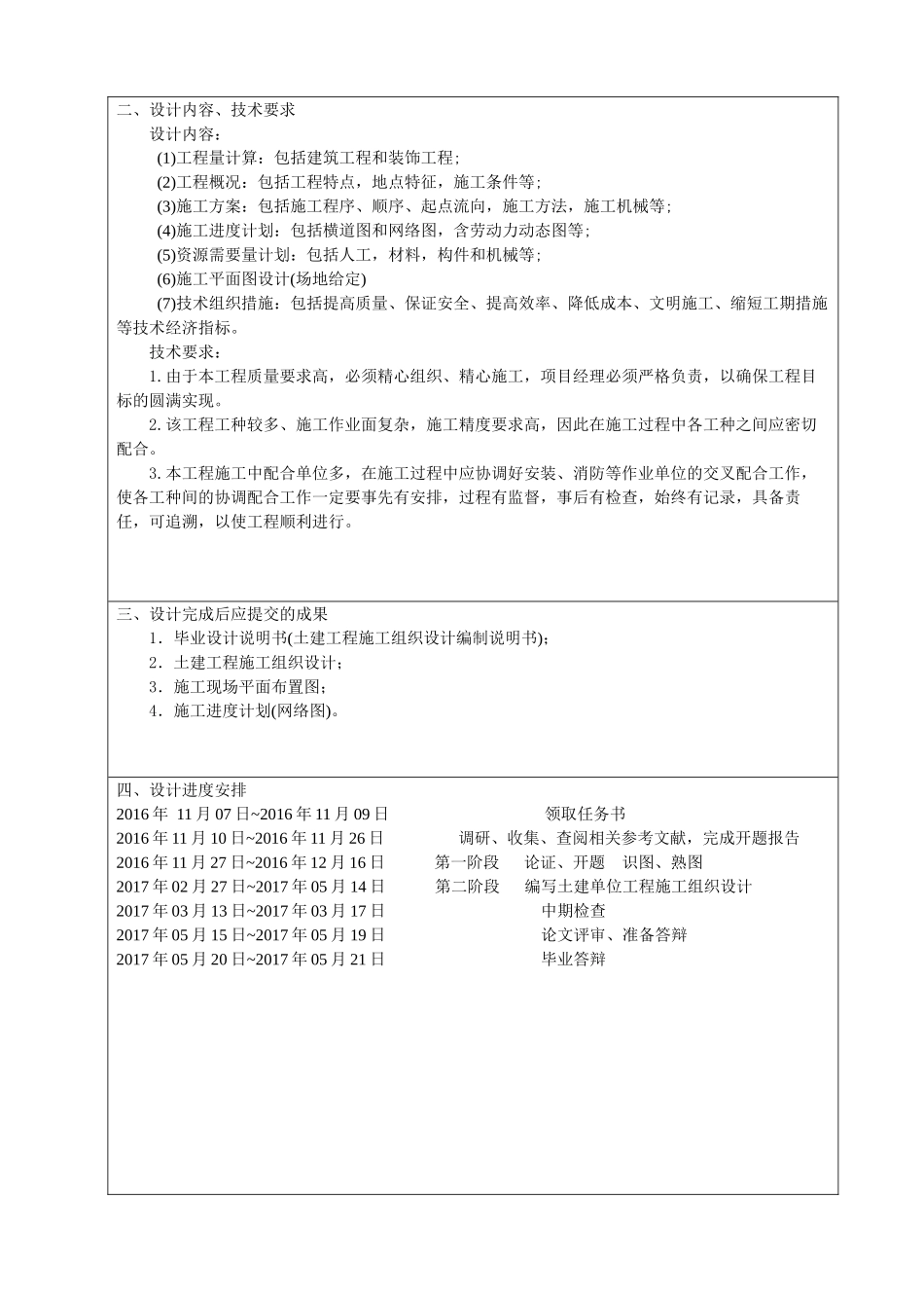 风华产业园一期建设项目施工组织设计和实现   工程管理专业_第2页