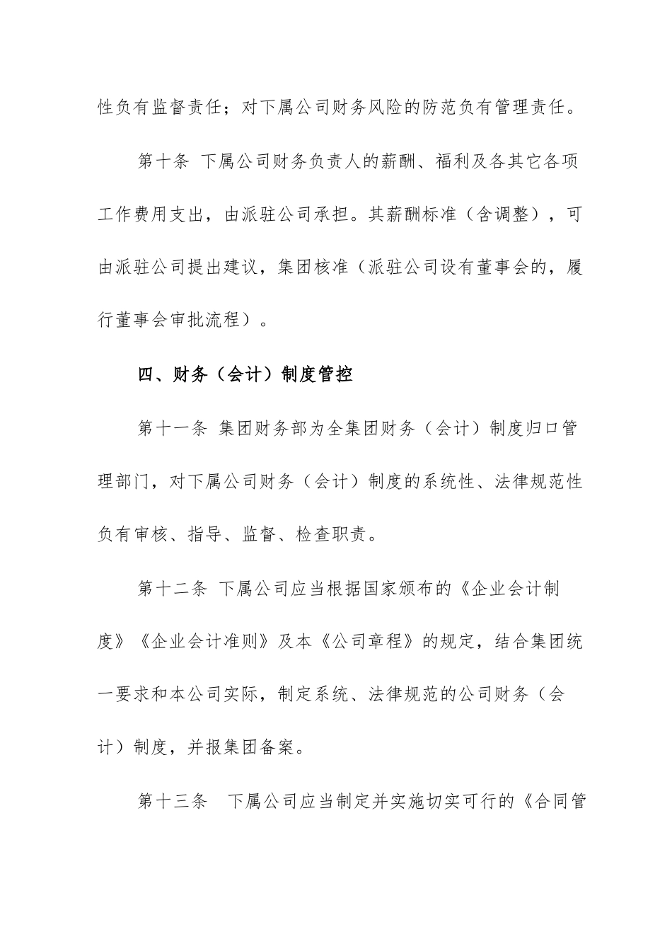 集团财务管控制度 _第3页