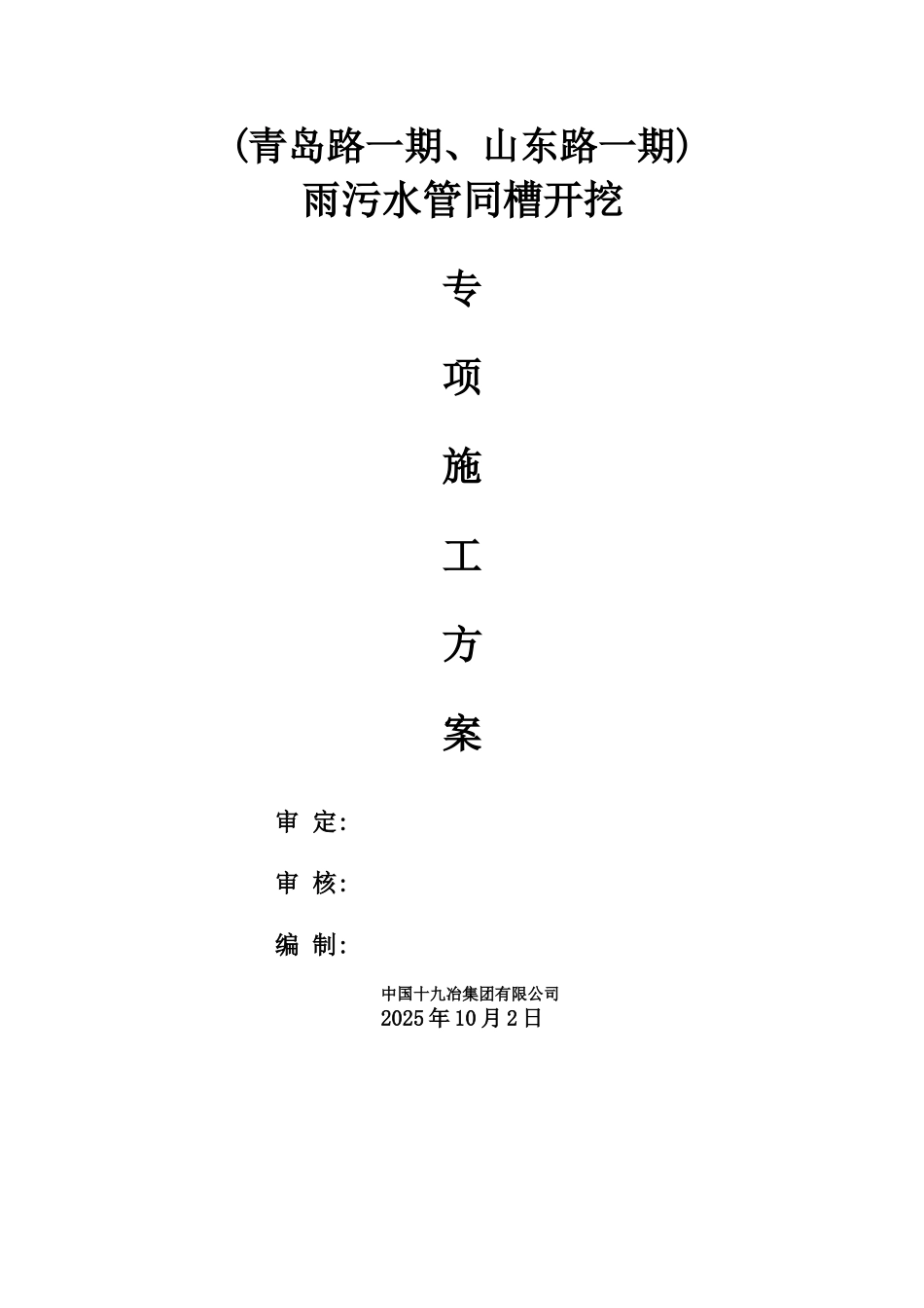 雨污同槽施工专项方案_第2页