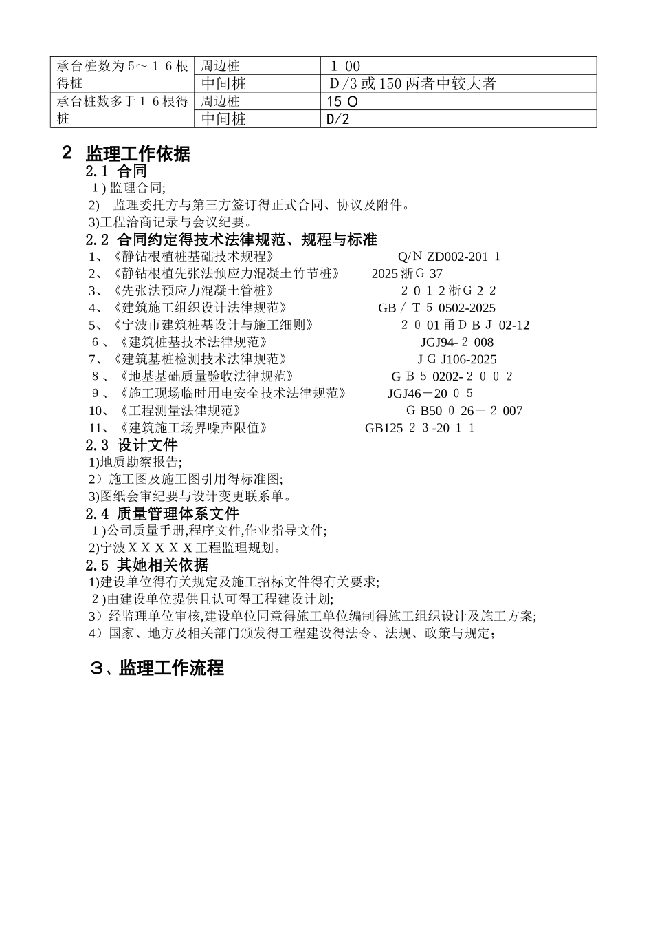 静钻根植竹节桩监理实施细则_第3页