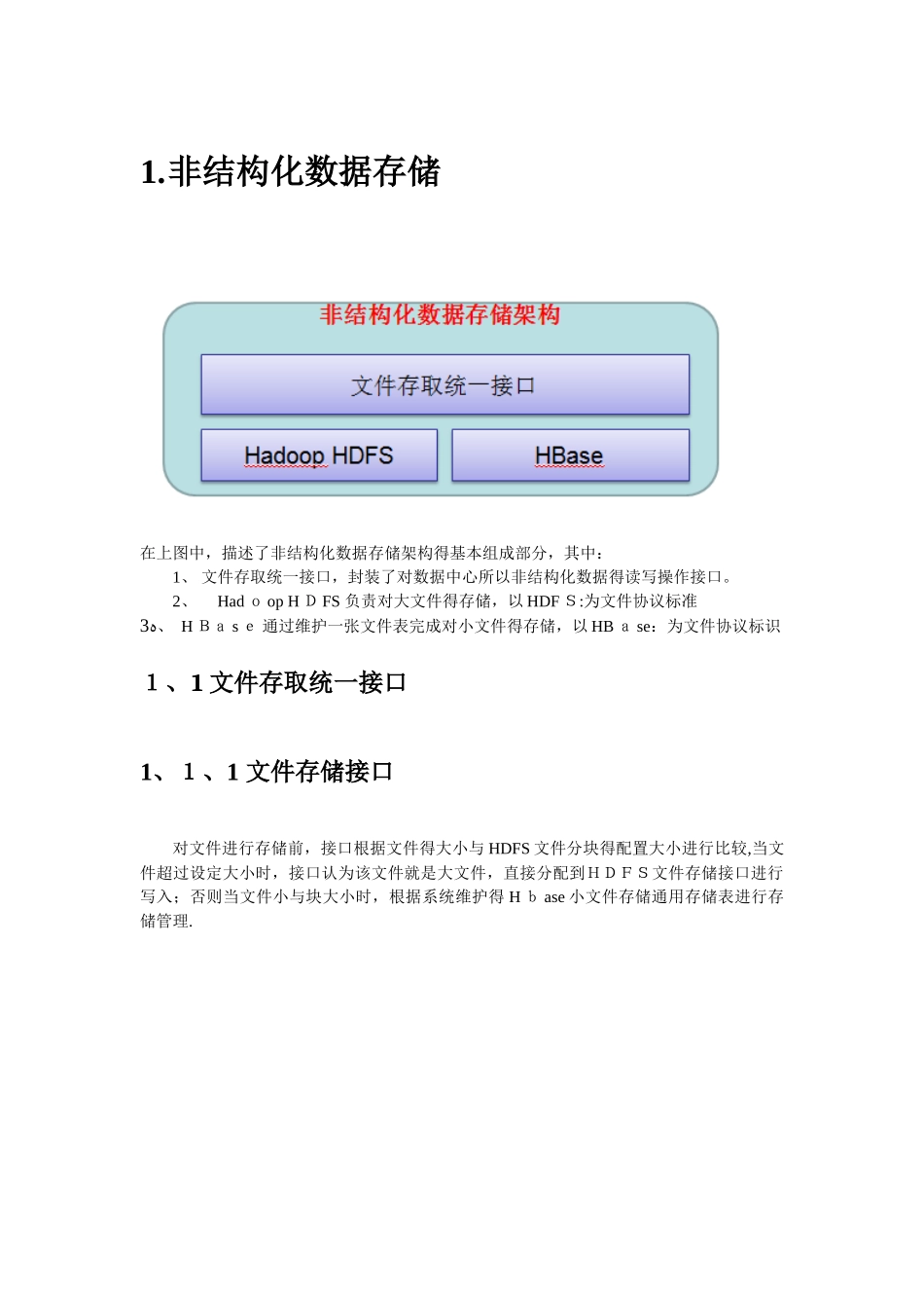 非结构化数据存储解决方案_第1页