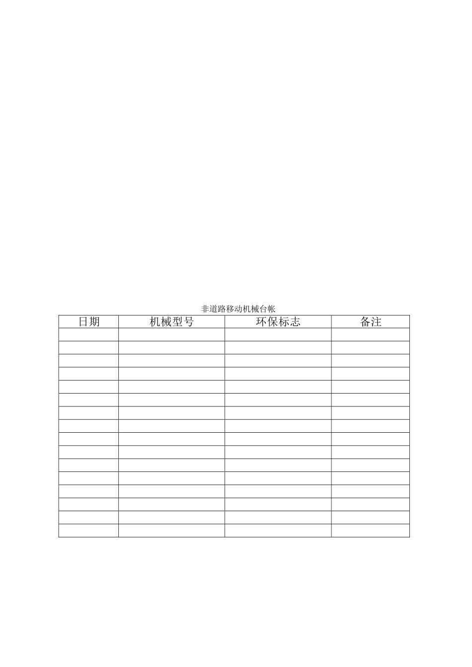 非道路移动机械制度及台账 _第3页