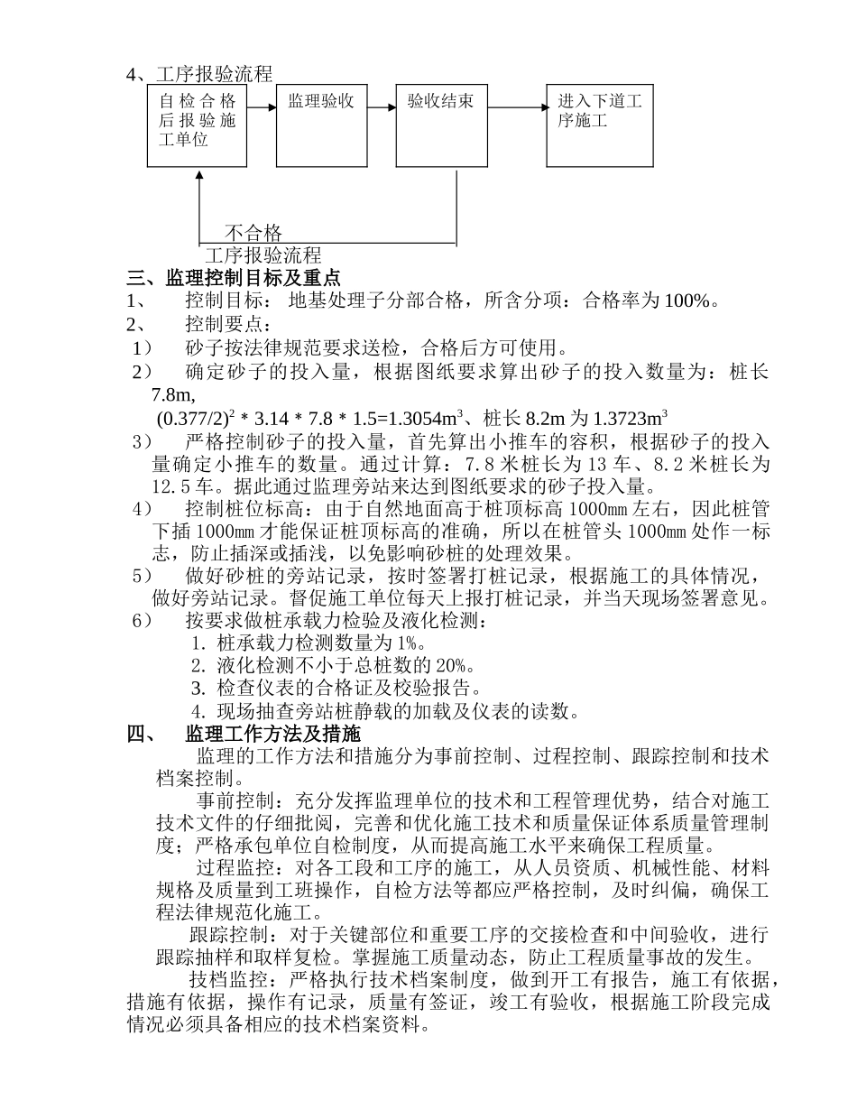 项王小区金枫园#—#楼工程监理实施细则（地基处理子分部工程）_第3页