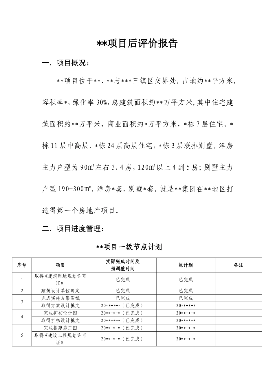 项目后评价报告_第1页