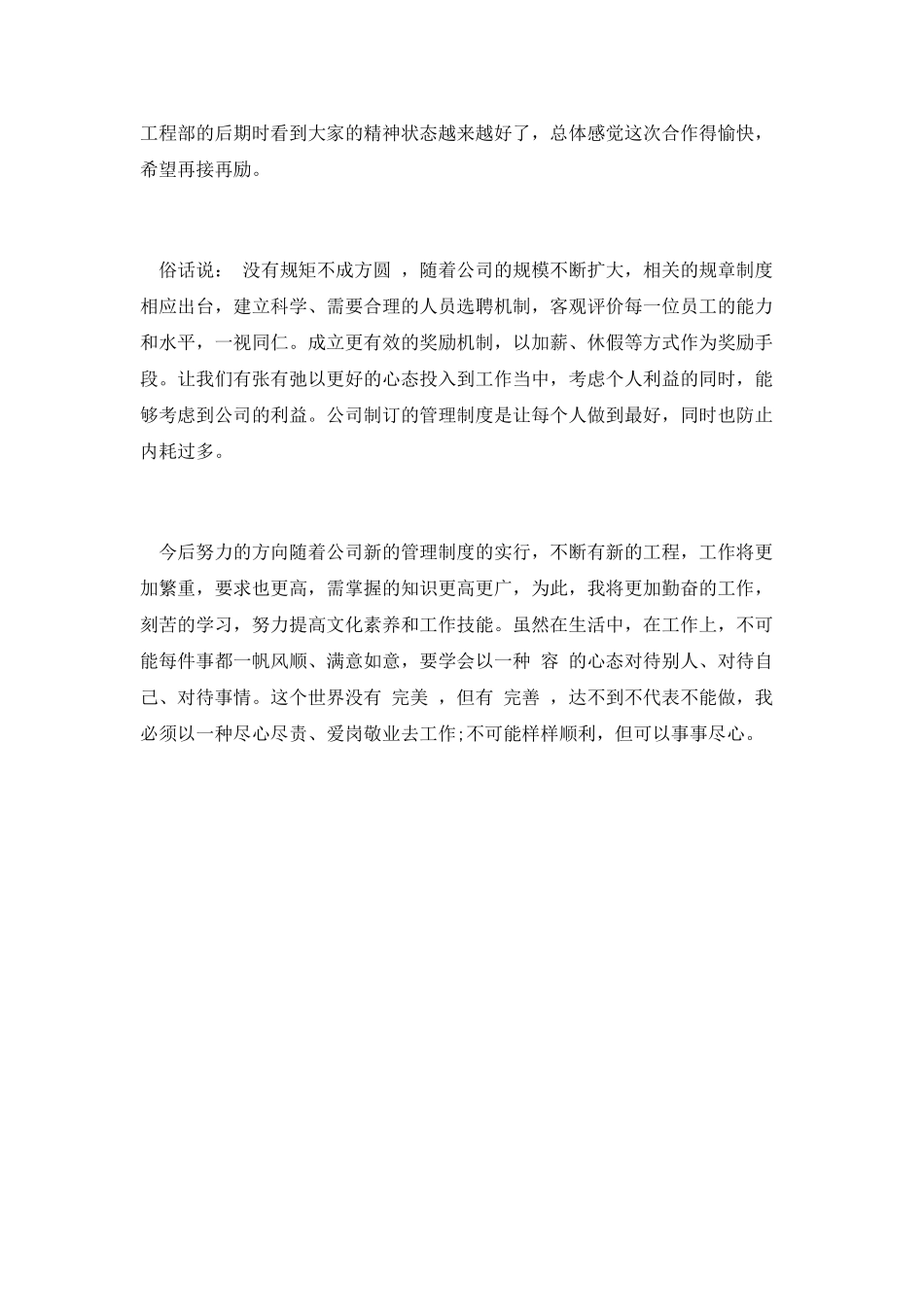 项目管理个人工作总结_第3页