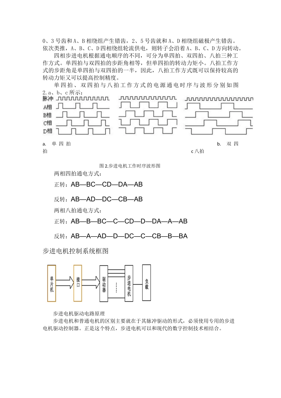 题目基于单片机的步进电机正反转的控制_第3页