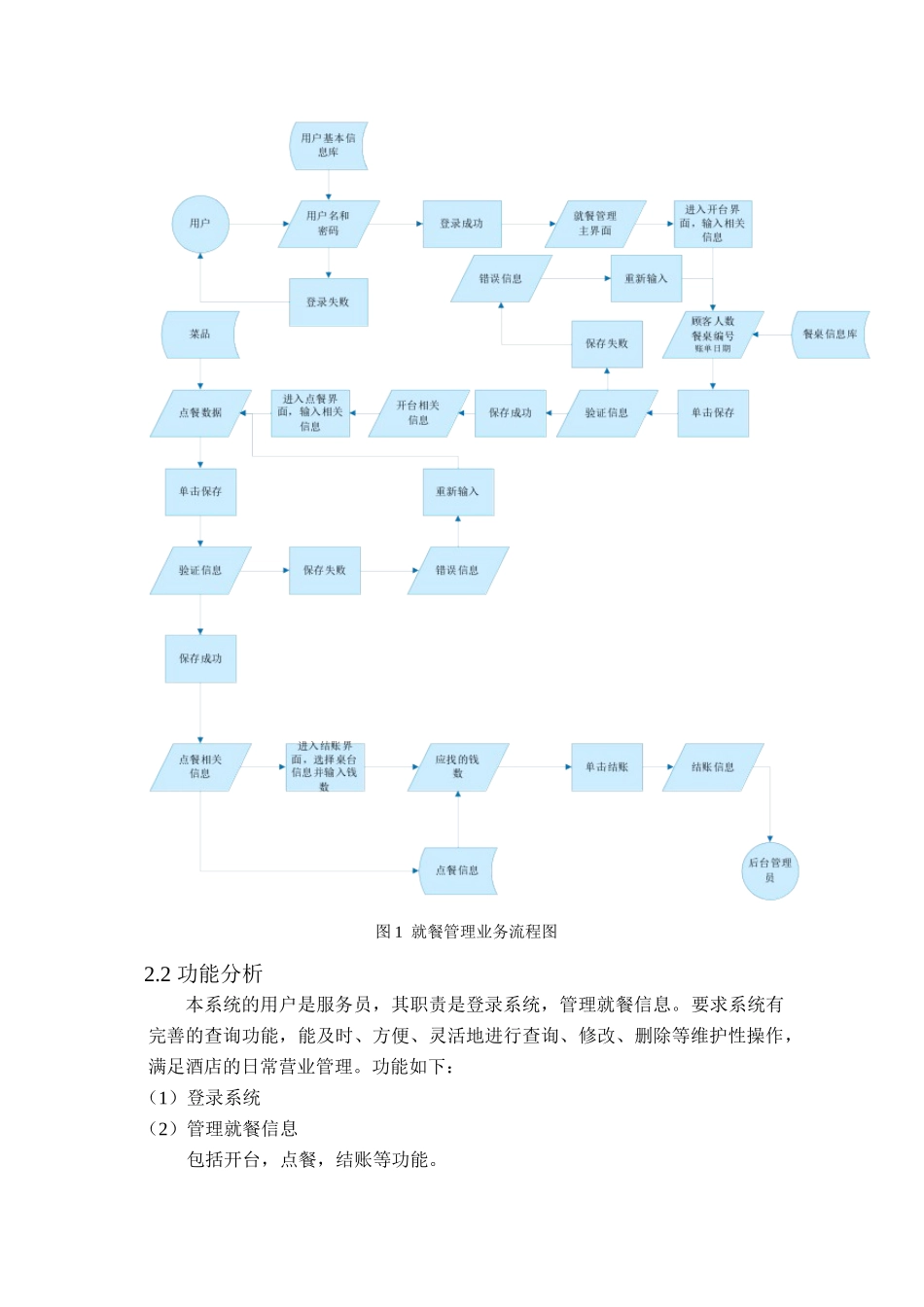 餐饮管理系统之就餐管理模块的数据库设计_第3页