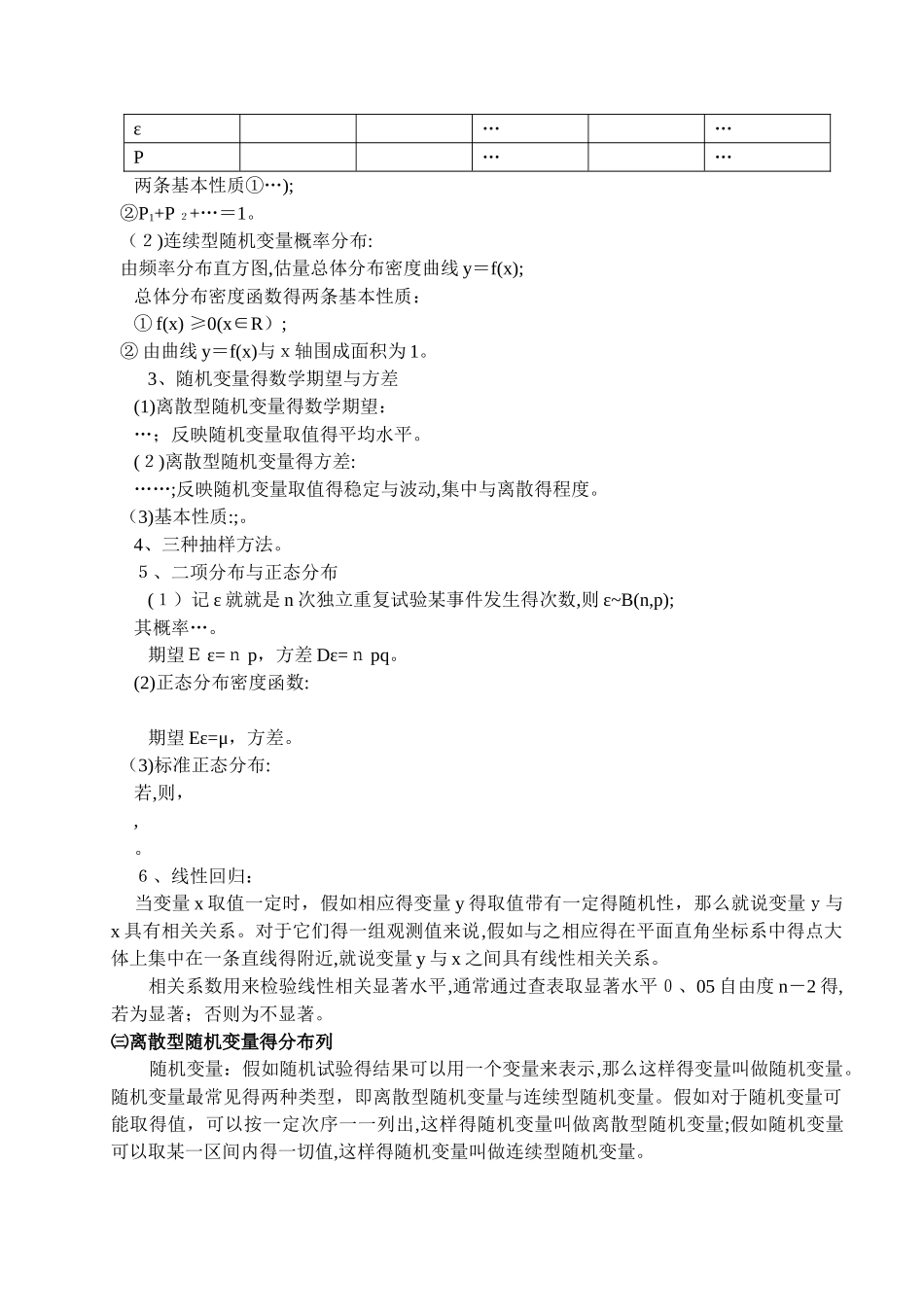 高中数学概率与统计问题的题型与方法_第2页