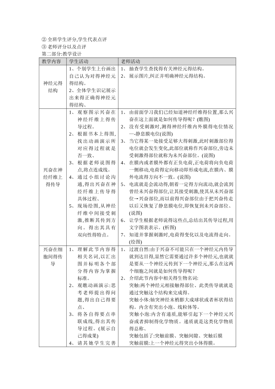 高中生物学科渗透法制教育教案——《神经调节的基本过程》_第2页